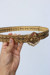 Jadau Lakshmi Motif Belt
