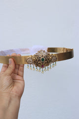 Jadau Lakshmi Motif Belt