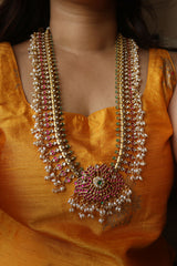 Jadau Kairi Long Guttapusalu Set