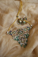 Statement Jadau Peacock Choker Set