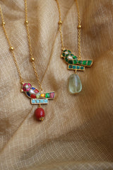 Jadau Birdie Drop Necklace