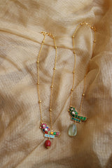 Jadau Birdie Drop Necklace