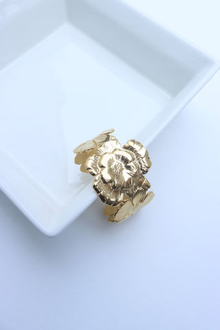 Solid Flower Hand Cuff