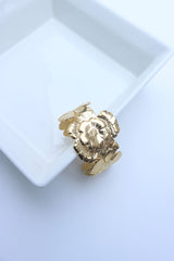 Solid Flower Hand Cuff