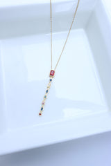 Heart Stone Dainty Necklace