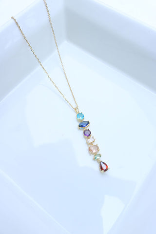 Multi Shapes Stone Dainty Chain