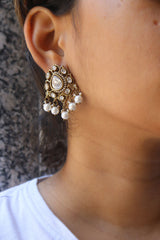 Victorian Tilak Drop Studs