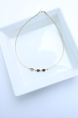 Tri Heart Dainty Necklace