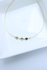 Tri Heart Dainty Necklace