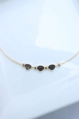 Tri Heart Dainty Necklace