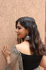GS Kundan Fusion Chaand Jhumkas