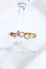 Stainless steel Pearl Heart Bracelet