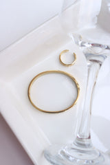 Bow Stone Bracelet Ring Set