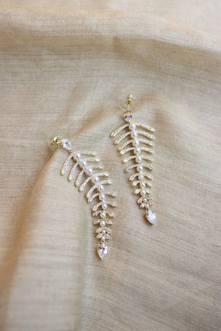 AD Pearl Pine Earrings