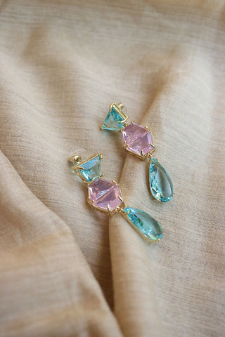 Pastel Trapeze Earrings