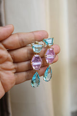 Pastel Trapeze Earrings