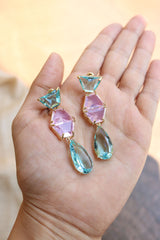 Pastel Trapeze Earrings