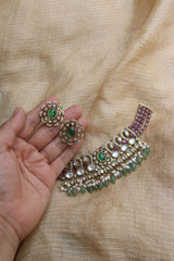 Polki oval Choker Set
