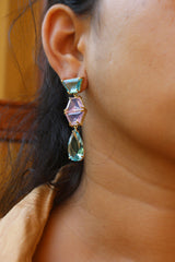 Pastel Trapeze Earrings