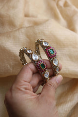 Kundan Polki Set of 2 Tilak Kadas