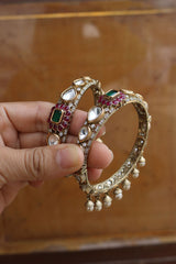 Kundan Polki Set of 2 Tilak Kadas