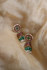 Jadau Chakra Jhumkas