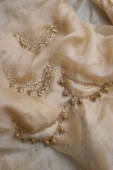 Jhumka Pearl Ear Chain