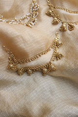 Jhumka Pearl Ear Chain