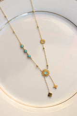 Turquoise Clove Dainty Chain