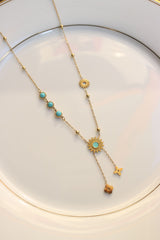 Turquoise Clove Dainty Chain