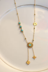 Turquoise Clove Dainty Chain