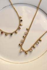 Heart Stone Necklace