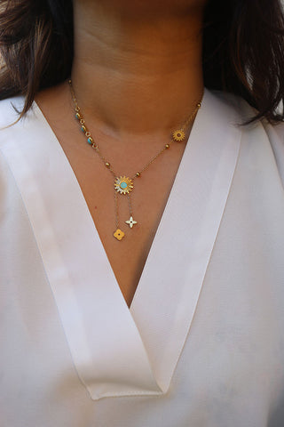 Turquoise Clove Dainty Chain