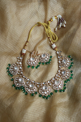 Polki Pankhi style Set