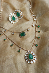 Emerald Layer Polki Set