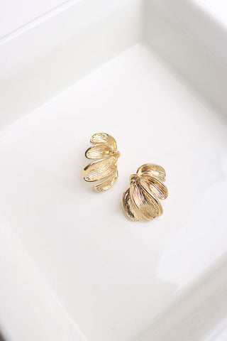 Half Sunflower Earrings