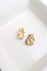 Half Sunflower Earrings