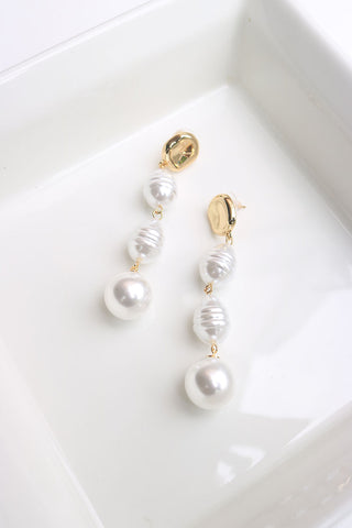 Statement Pearl Drop Earrings