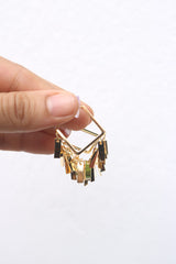 Hoop Tassel Earrings