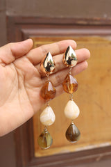 Bead Dangler Earthy Earrings