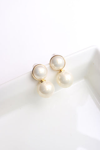 Pearl Ball Earrings