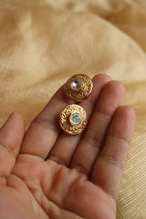 Cleopatra Polki Round studs
