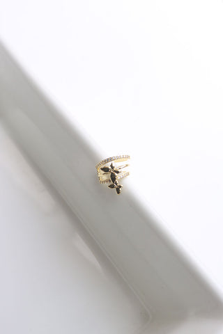 AD Butterfly Ear Clip