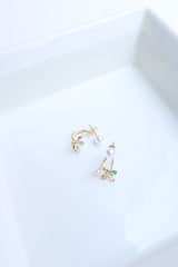 Pearl Multi up-Down Earrings
