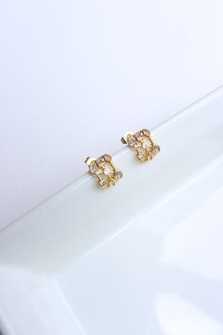 Semi Shapes Stone Earrings