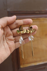 Flower Tassel Earrings