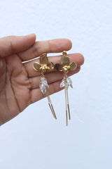 Flower Tassel Earrings