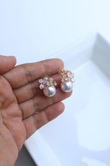 Butterfly Pearl Studs