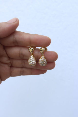 Little Heart Drop Earrings