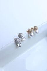 AD Ball Stone Studs